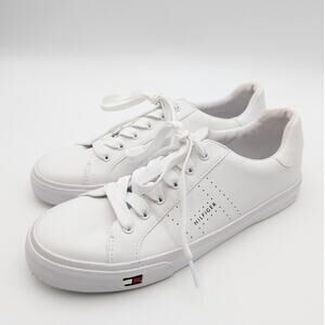 Tommy Hilfiger Luster Fashion Sneaker Shoes Women's White Size US9M EU40